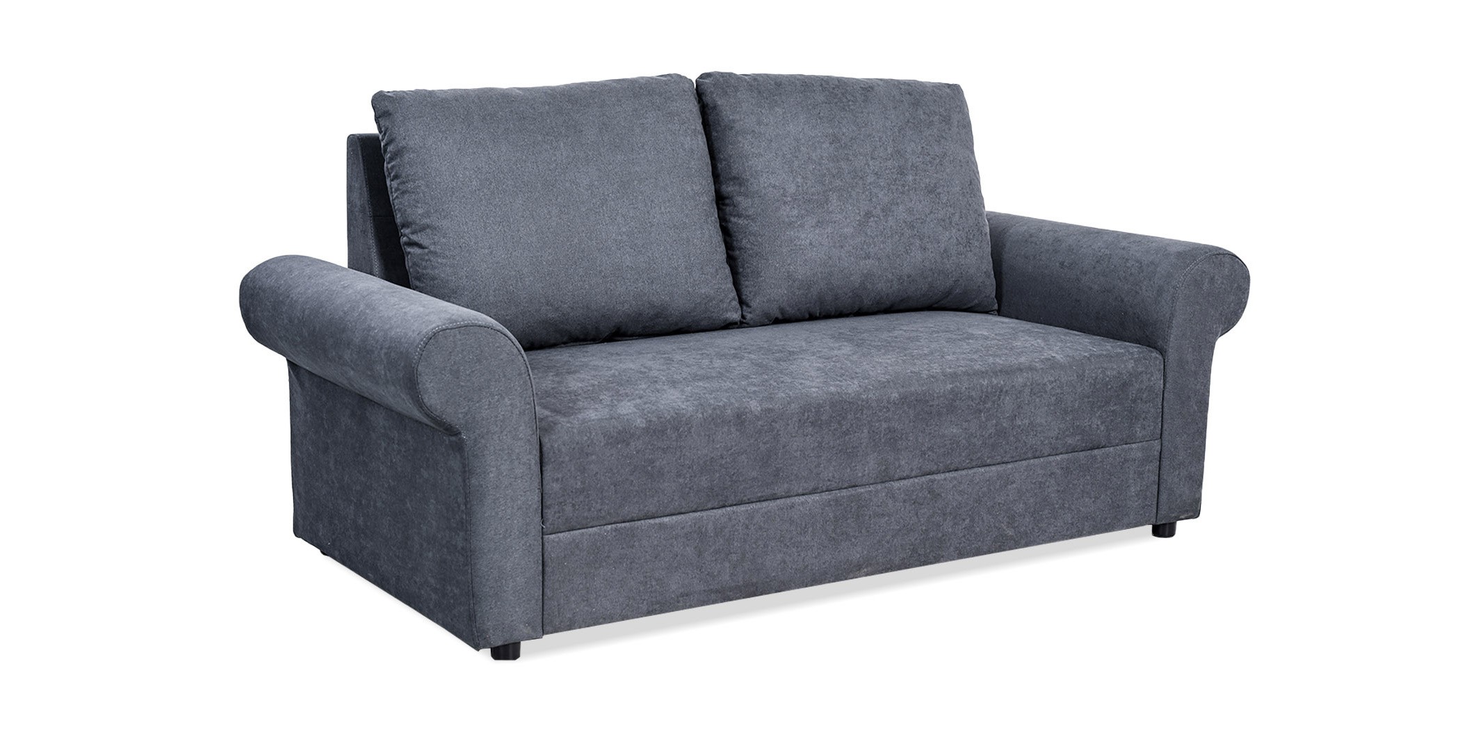 Lina Sofa 3+2+1 in Dark Grey Colour Fab