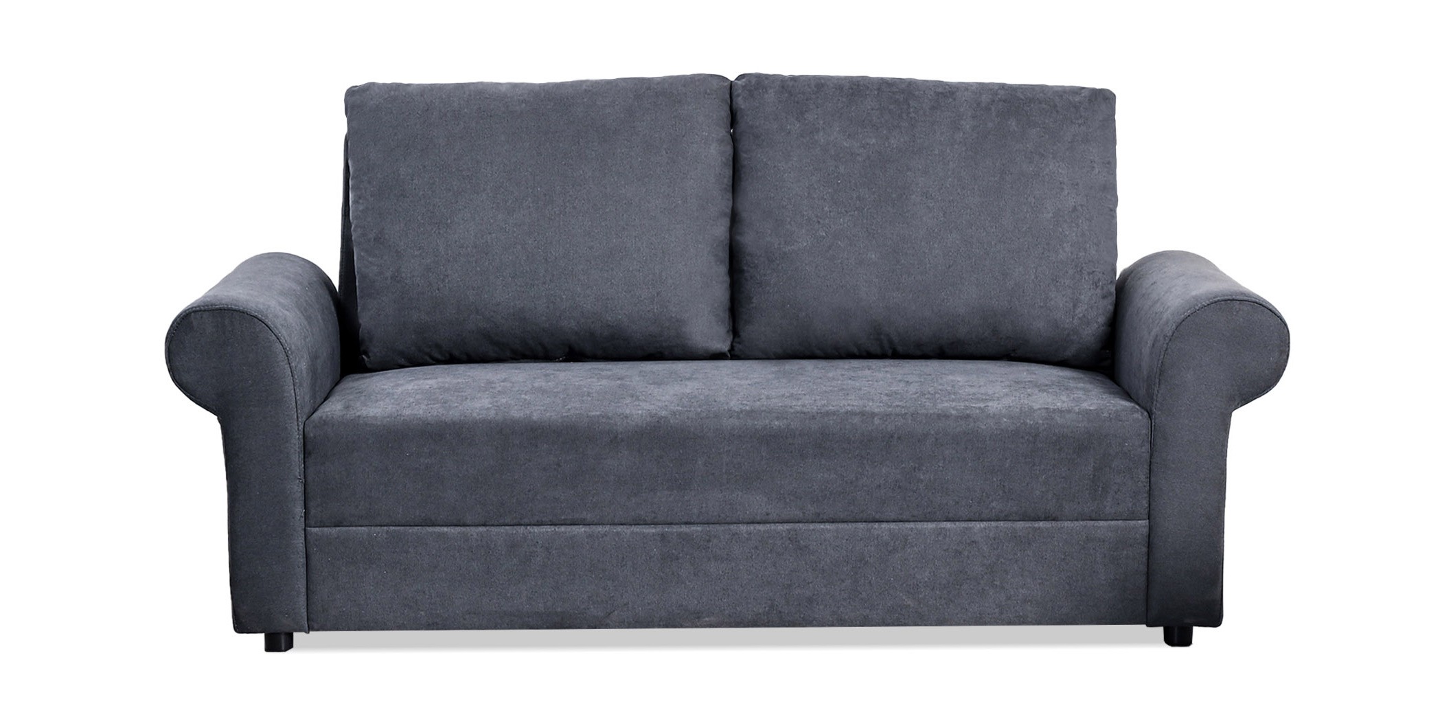 Lina Sofa 3+2+1 in Dark Grey Colour Fab