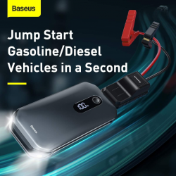 Baseus Super Energy Pro Car Jump Starter Black (12000mah,5v/3a，Paak Current1000a） Crjs03-01