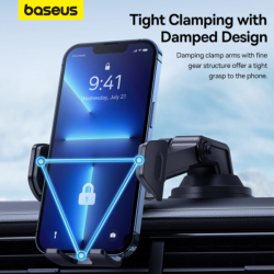Baseus Ultracontrol Go Clamp-Type Cluster Black Phone Holder (Suction Cup Version) C40361600111-00