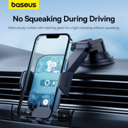 Baseus Ultracontrol Go Clamp-Type Cluster Black Phone Holder (Suction Cup Version) C40361600111-00