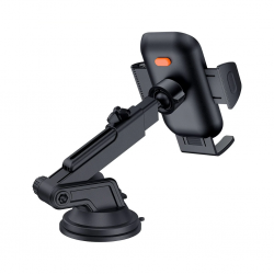 Baseus Ultracontrol Go Clamp-Type Cluster Black Phone Holder (Suction Cup Version) C40361600111-00
