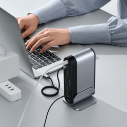 Baseus Working Station Multi-Func Type-C Hub Adapt Cahub-Bg0g