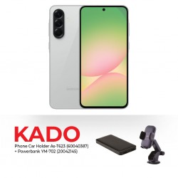 Samsung Galaxy A56 5G (8GB+256GB) Grey & Free Phone Car Holder As-T623 & POWERBANK YM-702 10,000 MAH