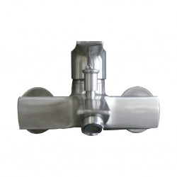 Diplomat Mixer Tap Wall Mounted Silver Mate Bath Mixer W8320