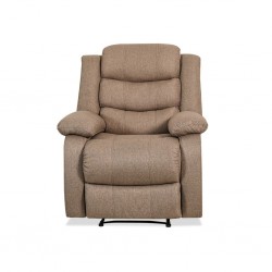 Tavana Single Recliner Brown Fabric