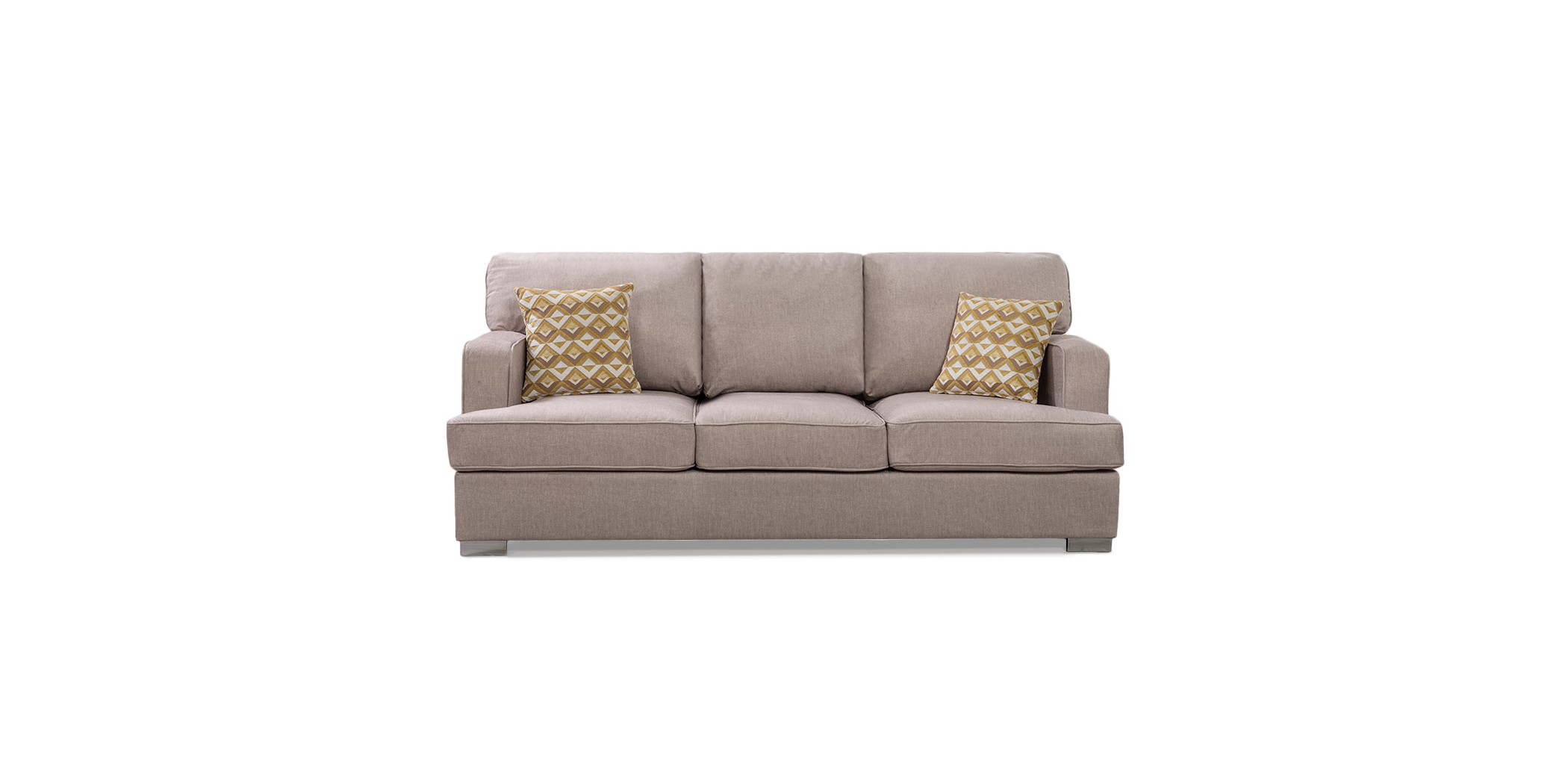 Belluti 3+2 & Ottoman In Spin Linen Fab