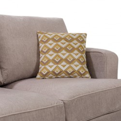 Belluti 3+2 & Ottoman In Spin Linen Fab