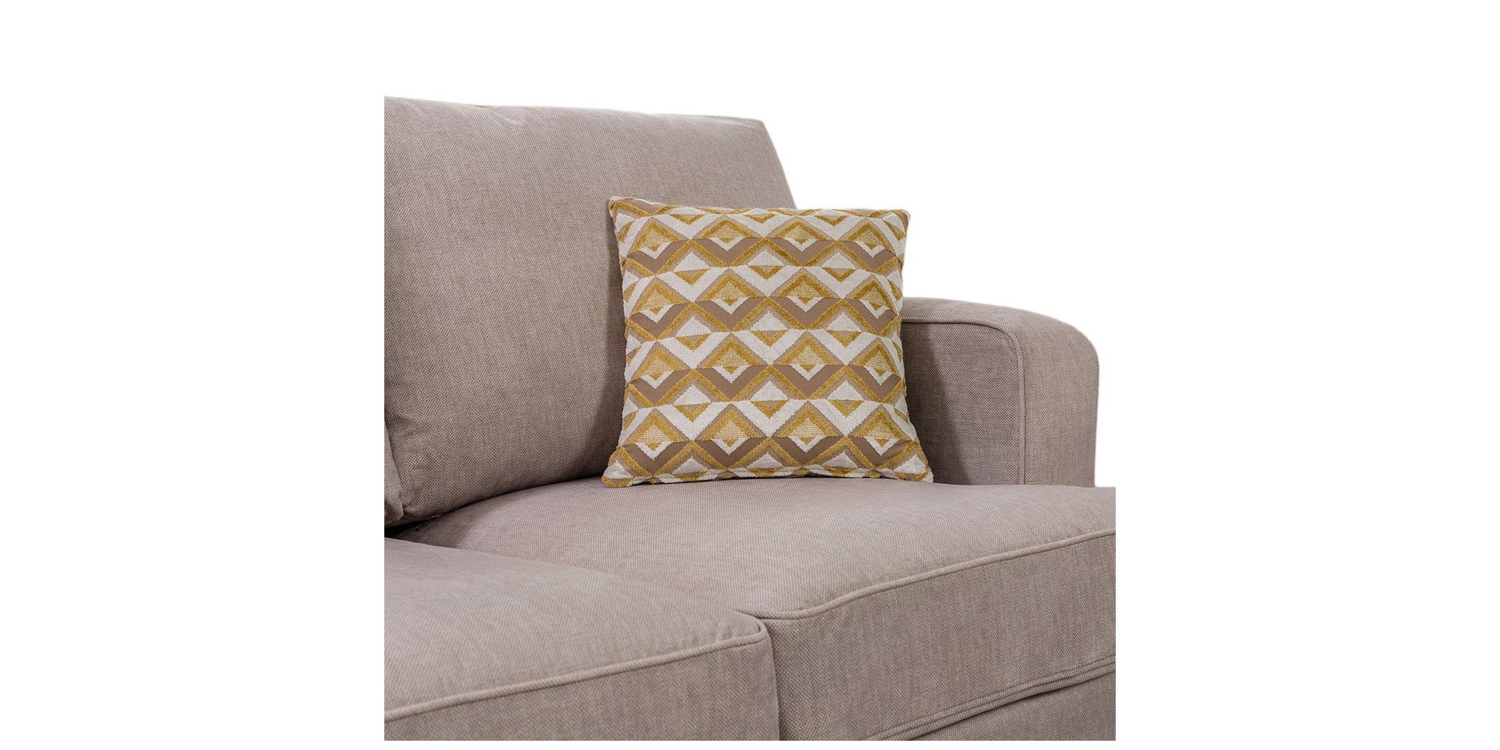 Belluti 3+2 & Ottoman In Spin Linen Fab