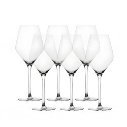 Wine Glass 6 pcs Transparent Large