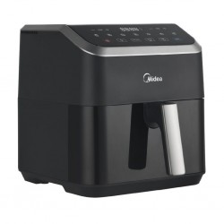 Midea MF-CY55K2 5L Black Digital Air Fryer With See-Through Window