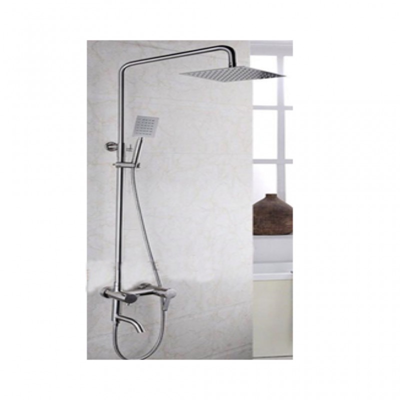 Diplomat Shower Faucet Square Head Shower Set LL8003