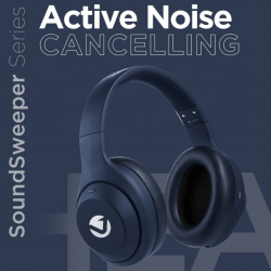 Volkano Soundsweeper Series Anc headphones Blue