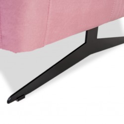 Lunar 3 Seater Pink Col Fab
