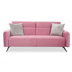 Lunar 3 Seater Pink Col Fab