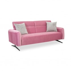 Lunar 3 Seater Pink Col Fab