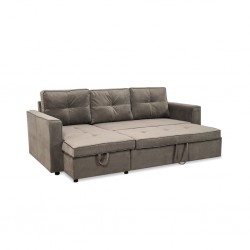Conrad Pull Out Sofabed LHF Chair W/Storage