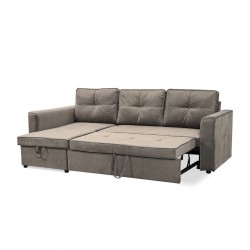 Conrad Pull Out Sofabed LHF Chair W/Storage
