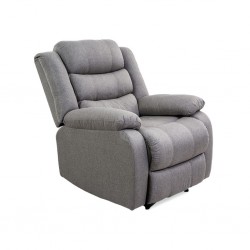 Tavana Single Recliner Grey Fabric
