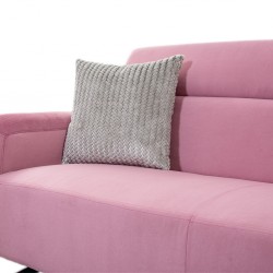 Lunar 2 Seater Pink Col Fab