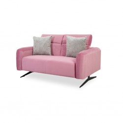 Lunar 2 Seater Pink Col Fab