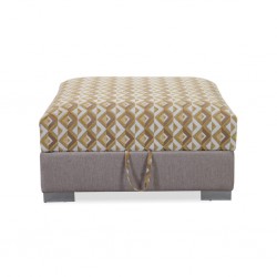 Belluti 3+2 & Ottoman In Spin Linen Fab