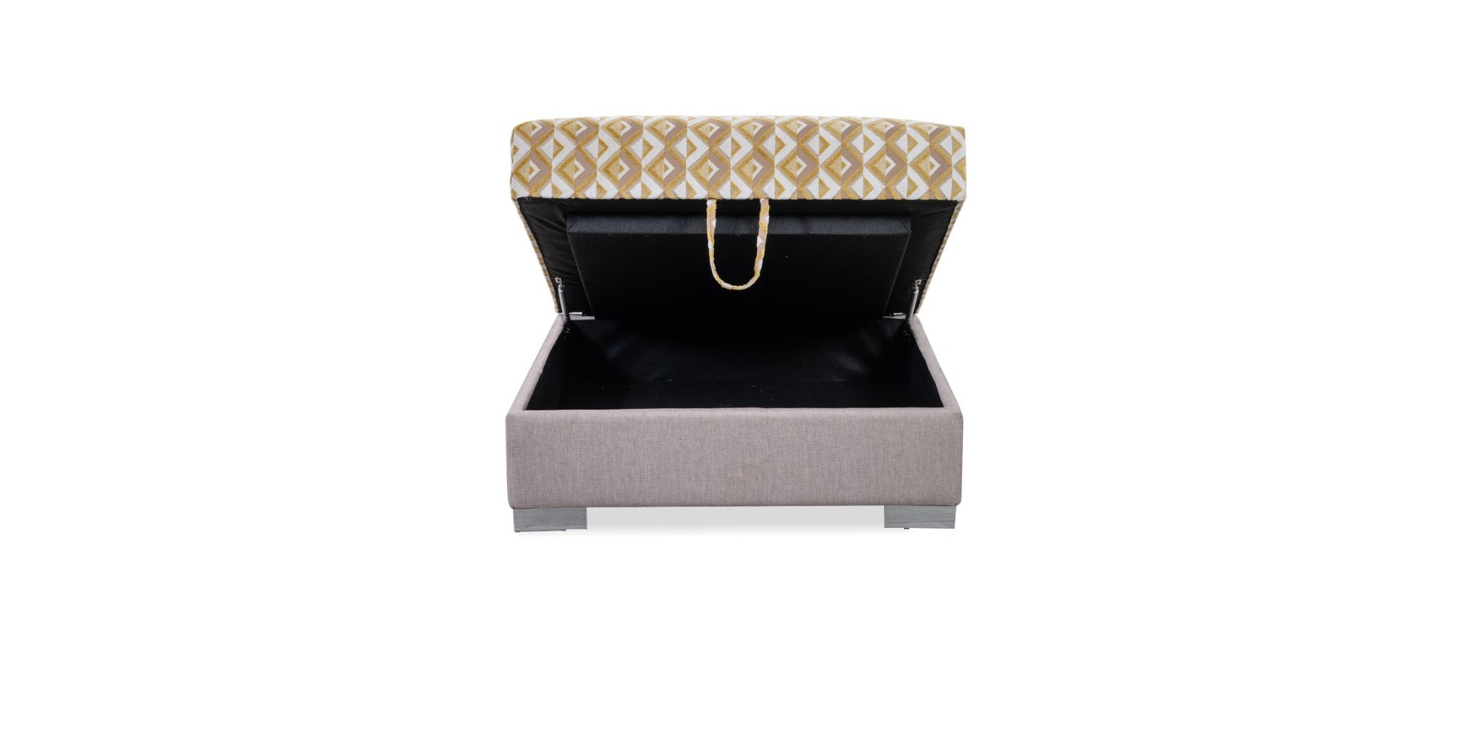 Belluti 3+2 & Ottoman In Spin Linen Fab