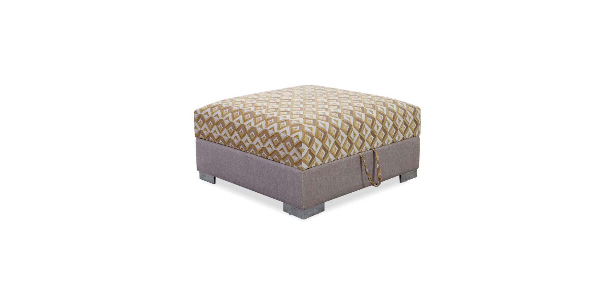 Belluti 3+2 & Ottoman In Spin Linen Fab