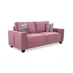 Hunter 3 Seater Pink Col Fab