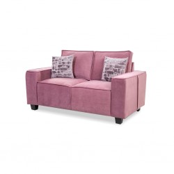 Hunter 2 Seater Pink Col Fab