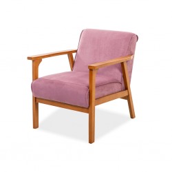 Hunter 1 Seater Pink Col Fab