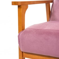 Hunter 1 Seater Pink Col Fab