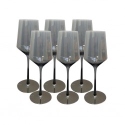 Wine Glass 6 pcs Grey Standard