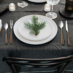 Westinghouse WCCL0030016 16pcs Silver & Wooden Cutlery Set