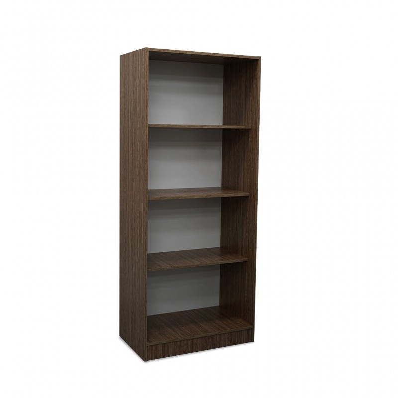 Stockholm Wardrobe 3 shelves Frame Only Brown Wood MDF