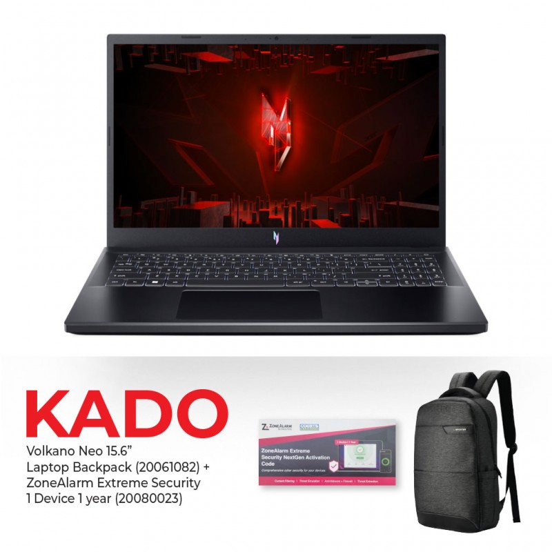 Acer Nitro V 15 Gaming Core i7-13620H & Free Volkano Neo 15.6" Laptop Backpack + ZoneAlarm Extreme Security Acer Nitro V 15 Gaming Core i7-13620H & Free Volkano Neo 15.6" Laptop Backpack + ZoneAlarm Extreme Security