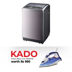 Ocean OTLN 1510P Washing Machine & Free Ocean OCSI2980Z 2200W Blue Steam Iron 2YW