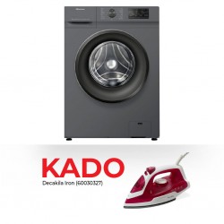 Hisense WD3S8043BT Washer-Dryer & Free Decakila KEEN002R Steam Iron