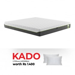 Dorluxe Asbhy Mattress 180x200 cm Foam & Free 2 X Franny Pillow 50x70 cm