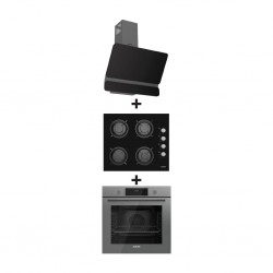 Ocean OOER611NCF1CEZ Built-in Oven + Ocean ODPCHR64BGTCCFC Cooker Hood + Ocean OHGGR64NPROLSV Built-in Hob