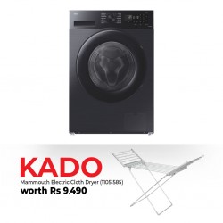 Samsung WW11CGC04DAB Washing Machine & Free Mammouth MCD-260 1820x540x1080mm Electric Cloth Dryer