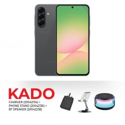 Samsung Galaxy A56 5G (8GB+256GB) Black & Free CHARGER AS--CS288 KIT 3A + BT SPEAKER AS-BS20 + PHONE STAND AS-TS626