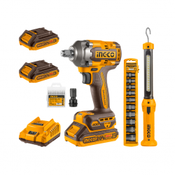 Ingco COSLI23048 Lithium Ion 2PCS Combo Kit