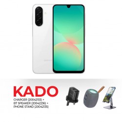 Samsung Galaxy A26 5G(6GB+128GB) White & Free CHARGER AS-258 KIT 2.4A + BT SPEAKER KTS-1677 + PHONE STAND AS-T627