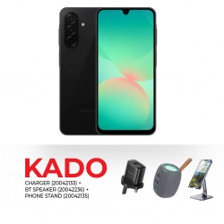 Samsung Galaxy A26 5G(6GB+128GB) Black & Free CHARGER AS-258 KIT 2.4A + BT SPEAKER KTS-1677 + PHONE STAND AS-T627