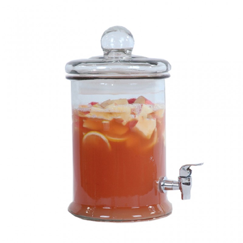 Zibo PJ25 5L Glass Beverage Dispenser With Tap "O" Zibo PJ25 5L Glass Beverage Dispenser With Tap "O"