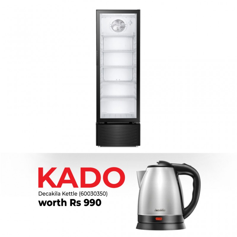 Hisense FL-37FCD Refrigerator & Free Decakila KEKT031M Stainless Steel Kettle