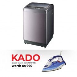 Ocean OTL 1515P Washing Machine & Free Ocean OCSI2980Z 2200W Blue Steam Iron 2YW