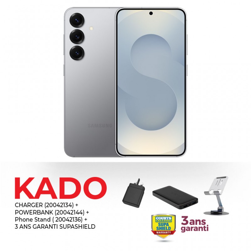 Samsung Galaxy S25 Plus Silver & Free CHARGER + POWERBANK + PHONE STAND + 3 Years Supashield Warranty