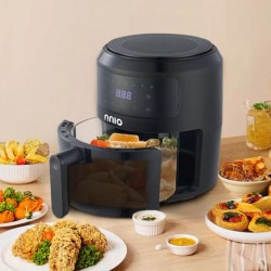 NNIO N4510AF 4.5L Digital Black Glass Air Fryer